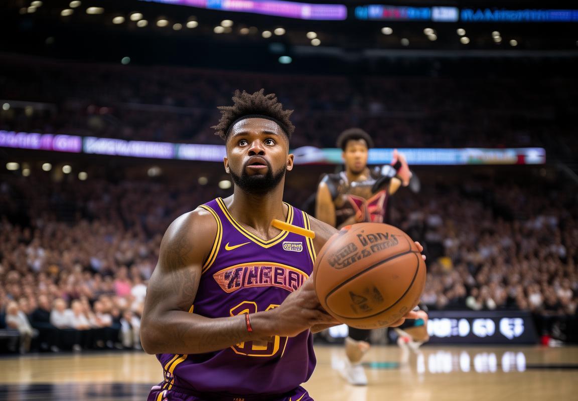 [NBA]里德弧顶接球 变向撤步三分空心入网